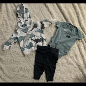 Baby boy Dino outfit